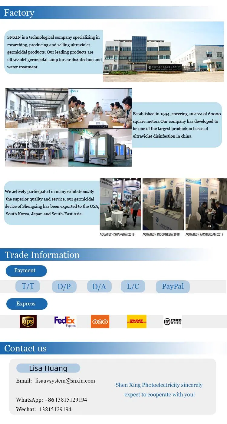 185nm UV Lamp 254nm UV Filter High Ozone Output T5 Germicidal 80W UV Lamp