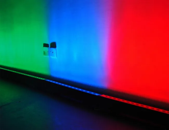 18PCS*3W Waterproof DMX512 Linear LED Bar Batten Wall Washer Light