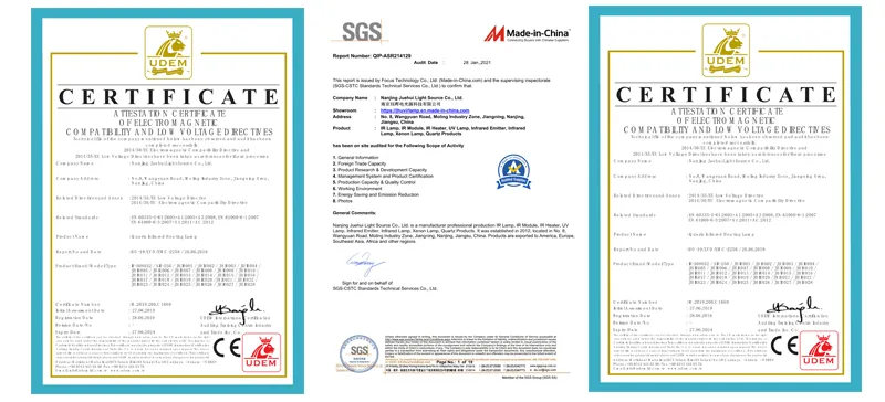 2000W 365nm Ultraviolet Mercury Lamp UV Curing Lamp