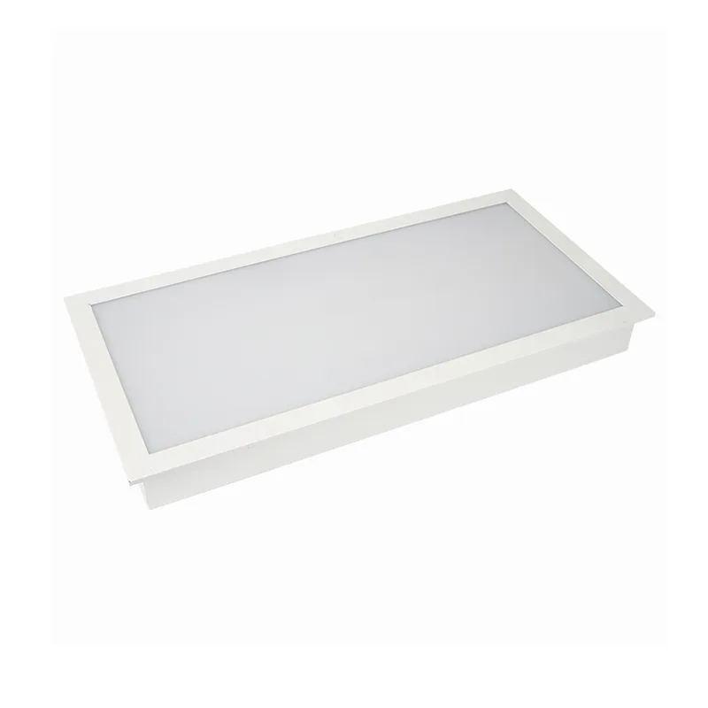What are the key differences between edge-lit and back-lit recessed LED panel lights