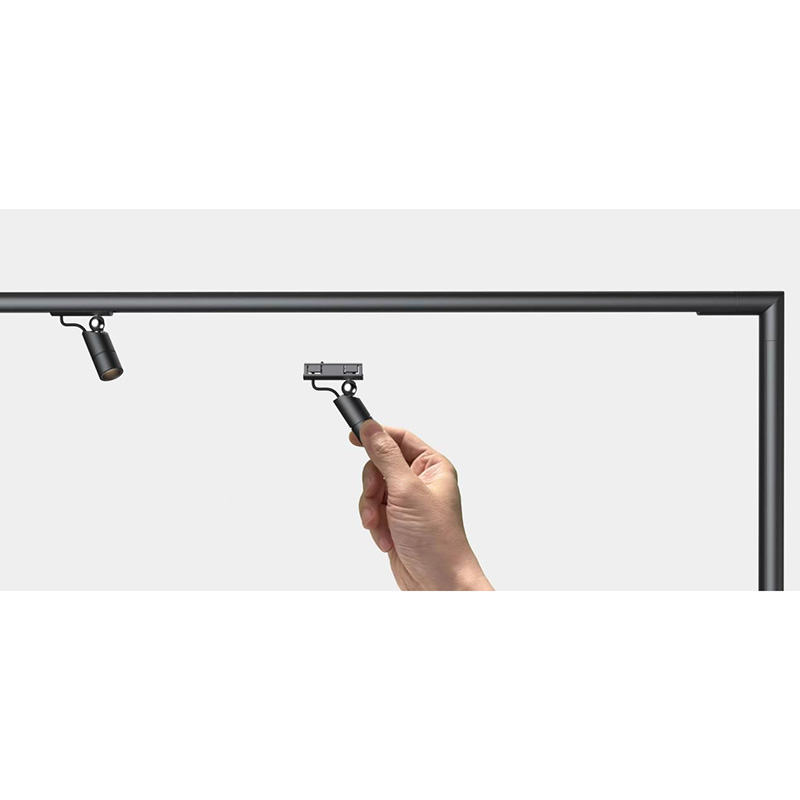 What is the maximum current rating of a typical 10mm Mini-Magnetic Mini Type Track system