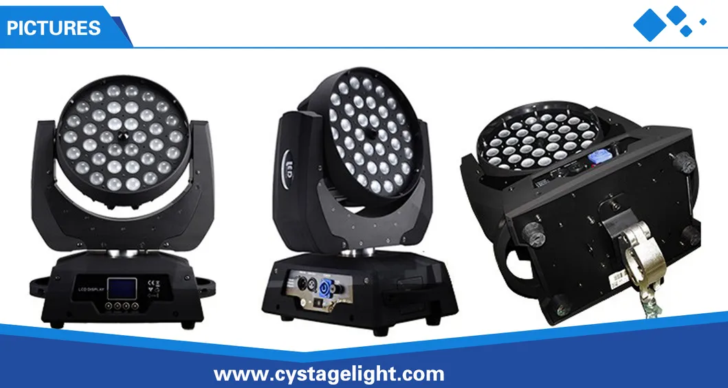 36*15W Zoom Stage LED Beam Wash Light Moving Head