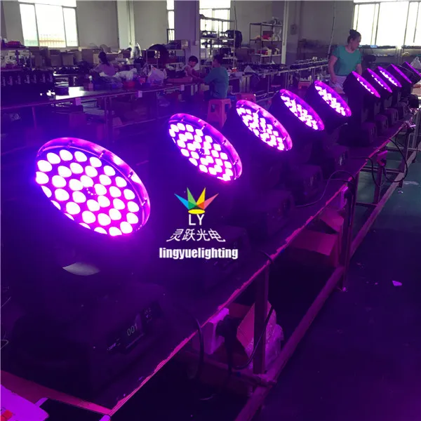36X18W Rgbawuv Stage Disco LED Moving Head with Zoom