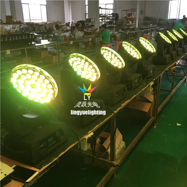 36X18W Rgbawuv Stage Disco LED Moving Head with Zoom