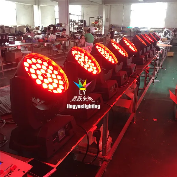 36X18W Rgbawuv Stage Disco LED Moving Head with Zoom