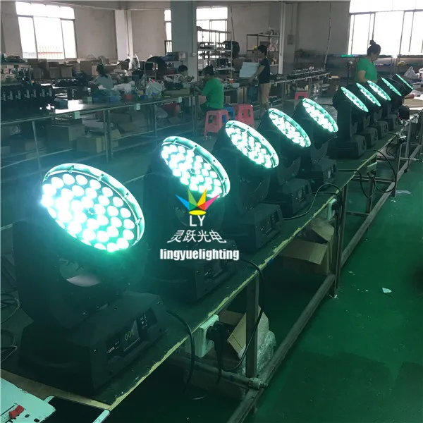 36X18W Rgbawuv Stage Disco LED Moving Head with Zoom