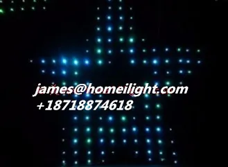 3m *6m Durable LED Video Curtain with Flash Effect Party Wedding