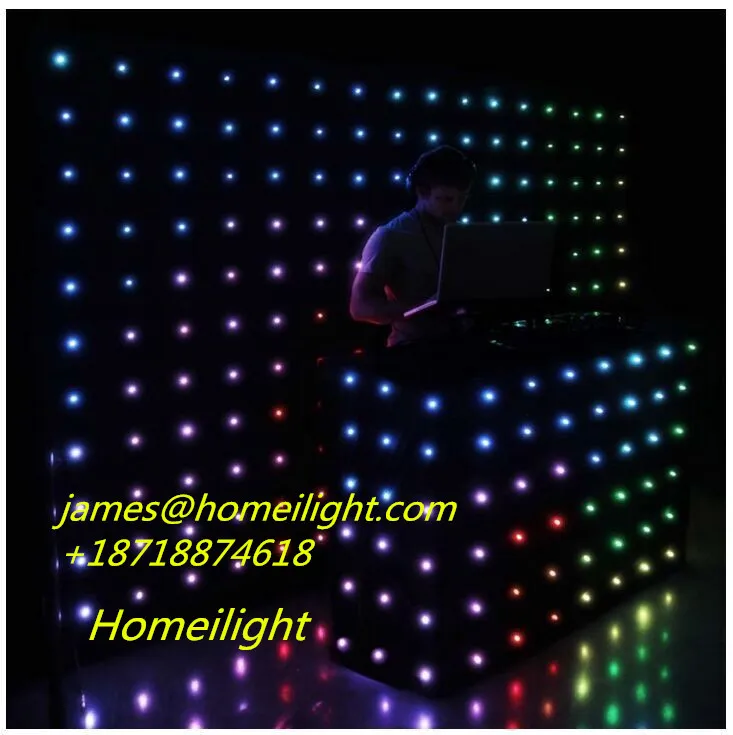 3m *6m Durable LED Video Curtain with Flash Effect Party Wedding