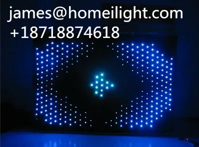 3m *6m Durable LED Video Curtain with Flash Effect Party Wedding