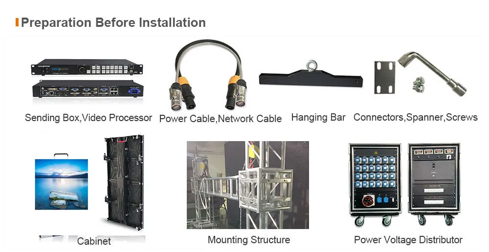 500X500mm with Kinglight or Nation Star P4.81 SMD 2121 Lamp LED Stage Screen Rental