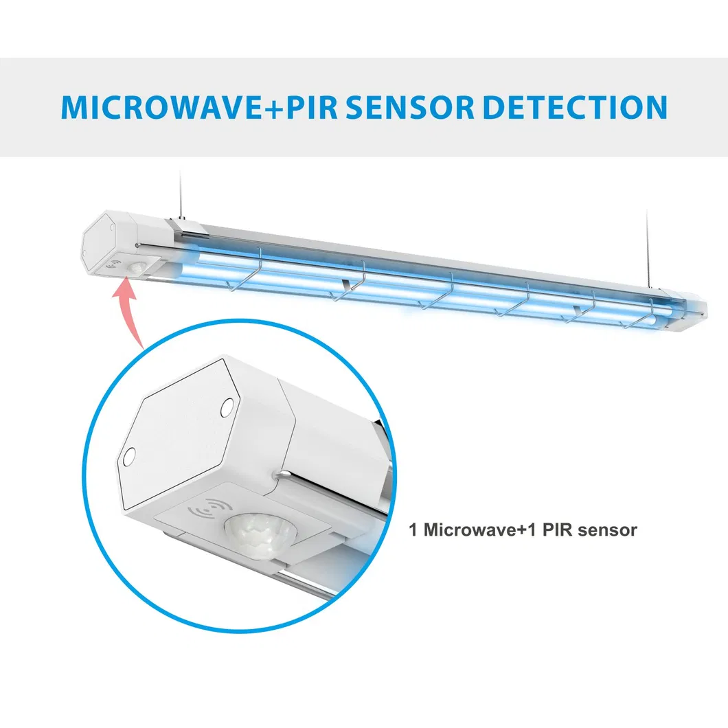 80W 360 Mini Sterilization Sensor 254nm Tube UVC Germicidal 220V UV Light Sterilizer Lamp 110V