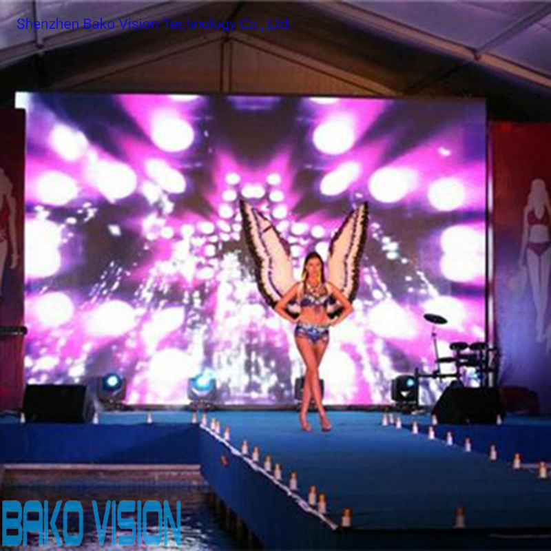 Aluminum Cabinet 1920 Refresh Rate Curved Design Indoor Rental LED Display