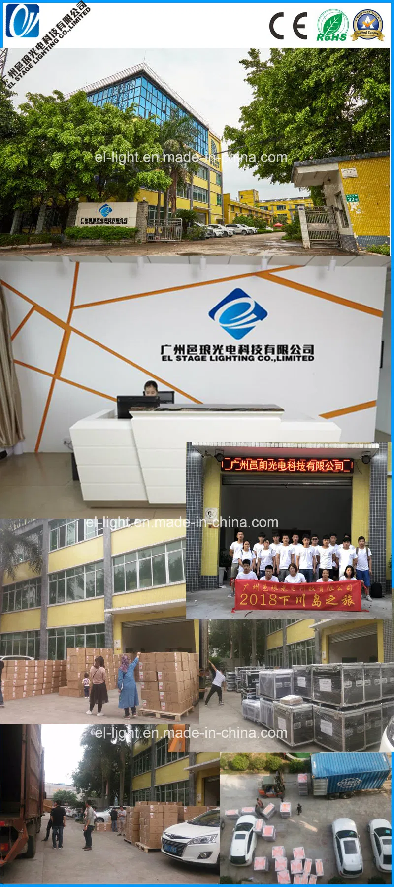 Audience Lighting with 400W COB LED Chip and IP65 Highly Waterproof LED Blinder Light