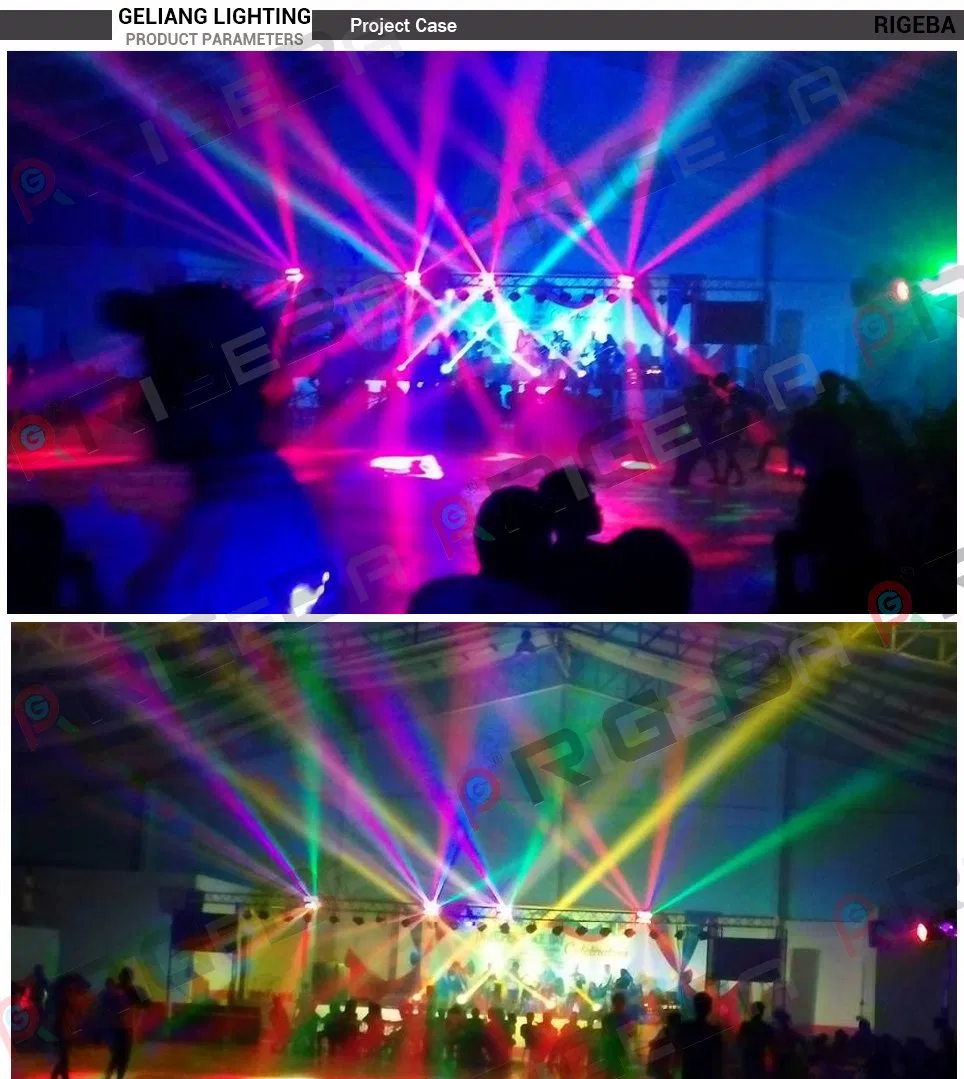 Best Selling Stage Light 8LEDs 10W RGBW 4in1 Light LED Spider Beam Moving Head