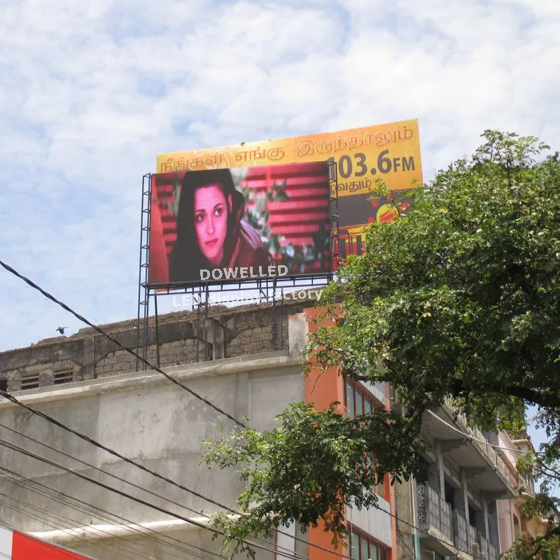 Big Viewing Angle IP65 Full Color P4 LED Advertising Billboard