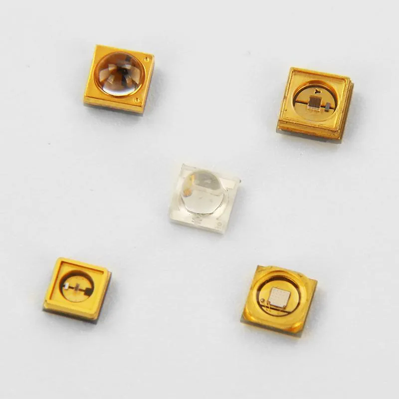 China Factory 3535 UVC LED 365nm-380nm Ultraviolet Ray 700-1200MW High Power UVA LED Lamp Bead Package