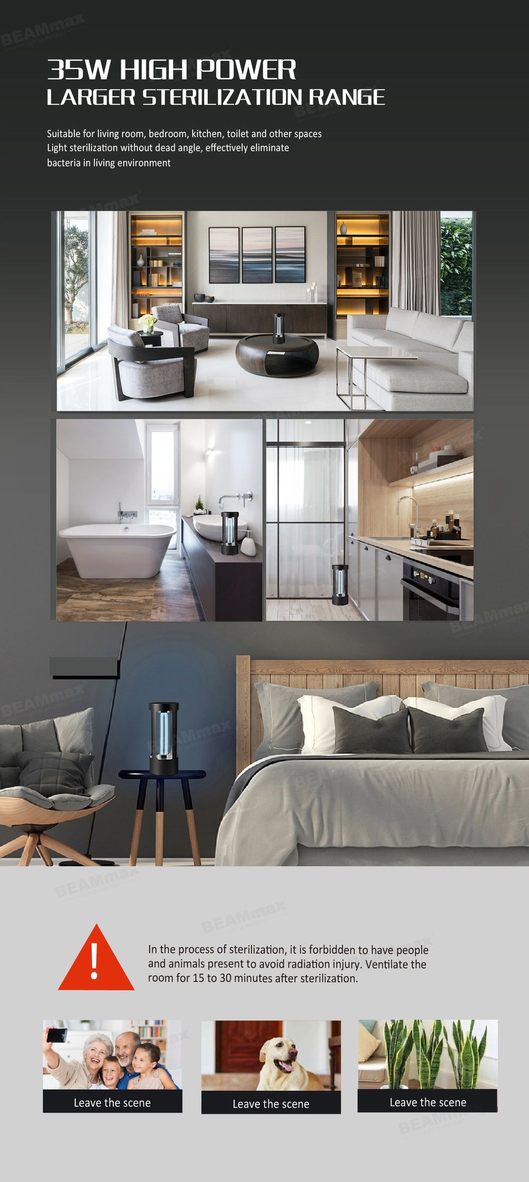 China Manufactures Mini Table 254nm Model Sterilizer Germicidal Disinfection UV Lamp