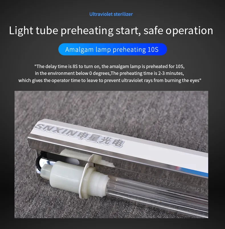 Cold Chain Ultraviolet Lamps Germicidal 254nm UV High-Intensity Sterilization
