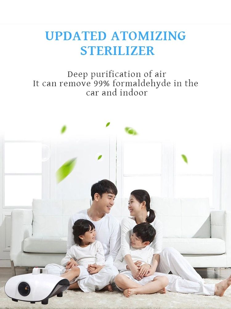 Commercial 110V220V Sterilize Sprayer Cool Fogging Disinfecting Fog Machine Equipment with European Us Standard Plug