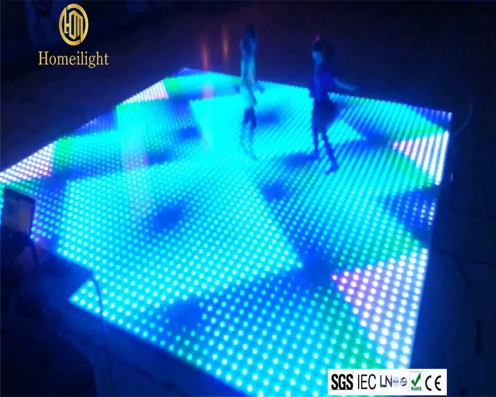 Digital Interactive Sound Active LED Light RGB 3in 1 Dance Floor