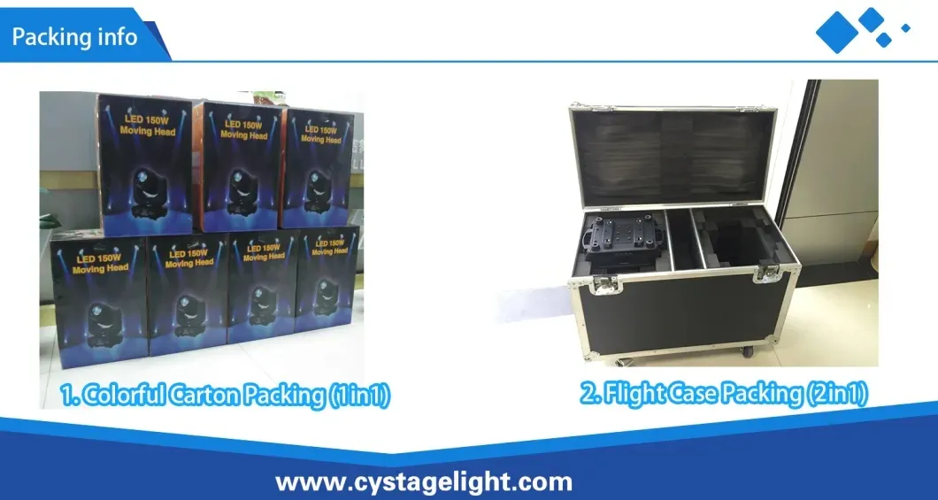 Disco/DJ/Club DMX LED Beam Moving Head Light 150W Stage Lighting