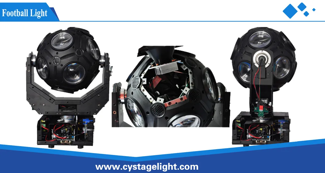 DJ Lighting 12PCS LED Football Stage Effect Moving Head Light