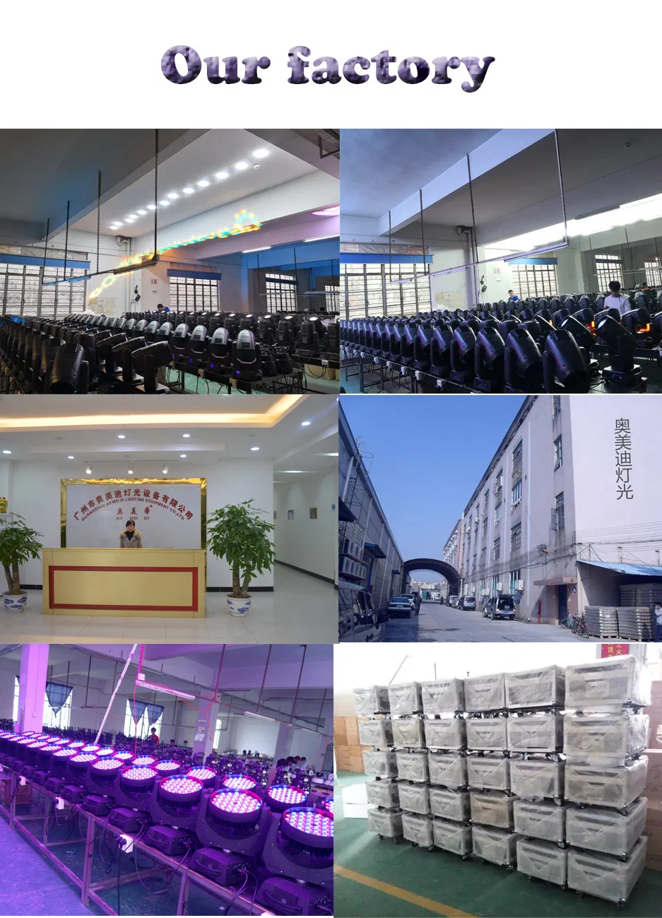 DJ Lighting 3-Facet Big Gobo Stage 150W LED Spot Moving Head Lighting