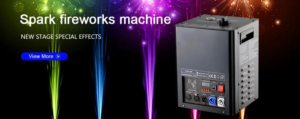 DMX 512 Remote Control Max 5m High Cold Flame Fireworks Fog Machine