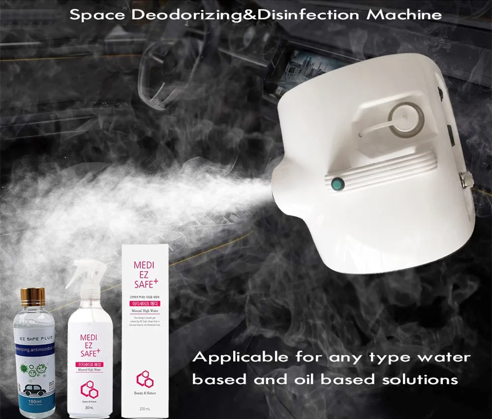 Electric Sanitizer Nano Sprayer Car Fogging Machine 1500W Smoke Fog Machine 900W Fog Smoke Machine Disinfectant Fogging Machine for Sanitizing