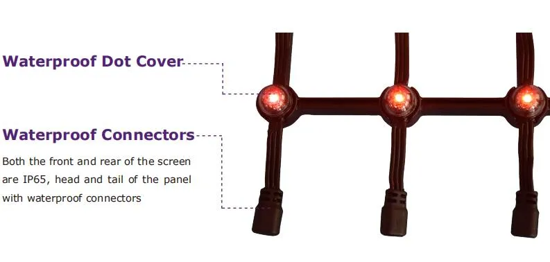 Foldable Flexible LED Video Curtain P56.25 (8LEDs) Outdoor Transparent Mesh Display