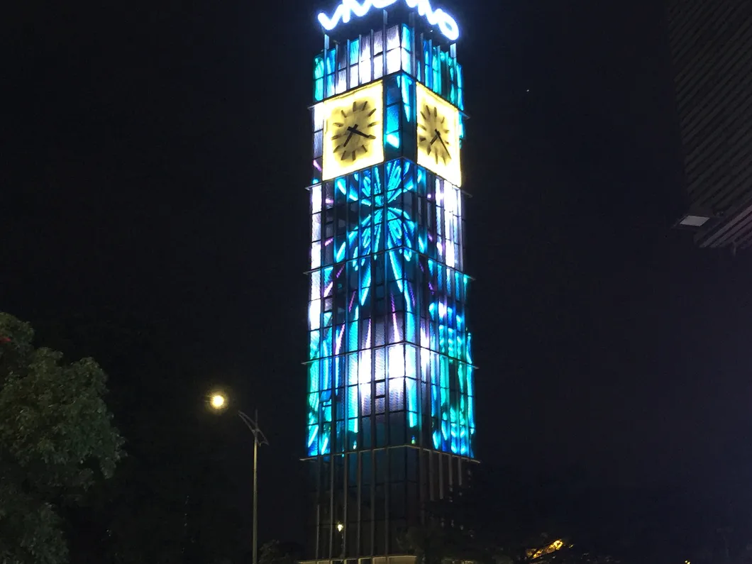 Foldable Flexible LED Video Curtain P56.25 (8LEDs) Outdoor Transparent Mesh Display