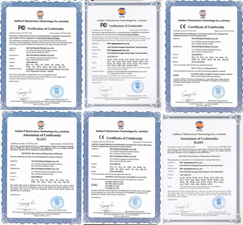 Full Color P2.84 LED Display Panel 500X500mm with Front / Back Access