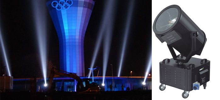 Gbr Supply Xenon Lamp High Power 5000W Outdoor Sky Rose Light