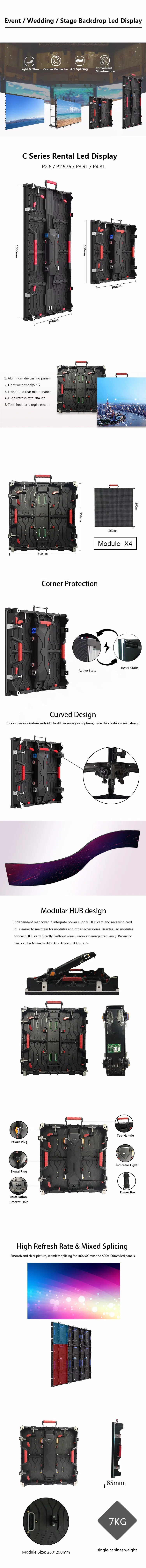 HD Indoor LED Screns for Rental Fullcolor LED Display