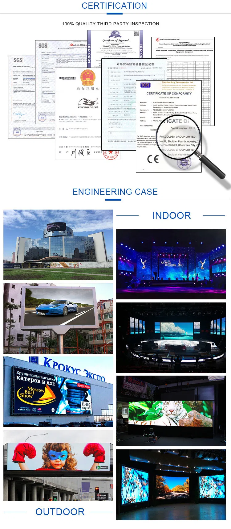 High Performance Indoor P10 LED Sign Panel