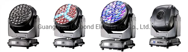 High Power 15W*37PCS Wash LED Moving Head Light Stage Lighting