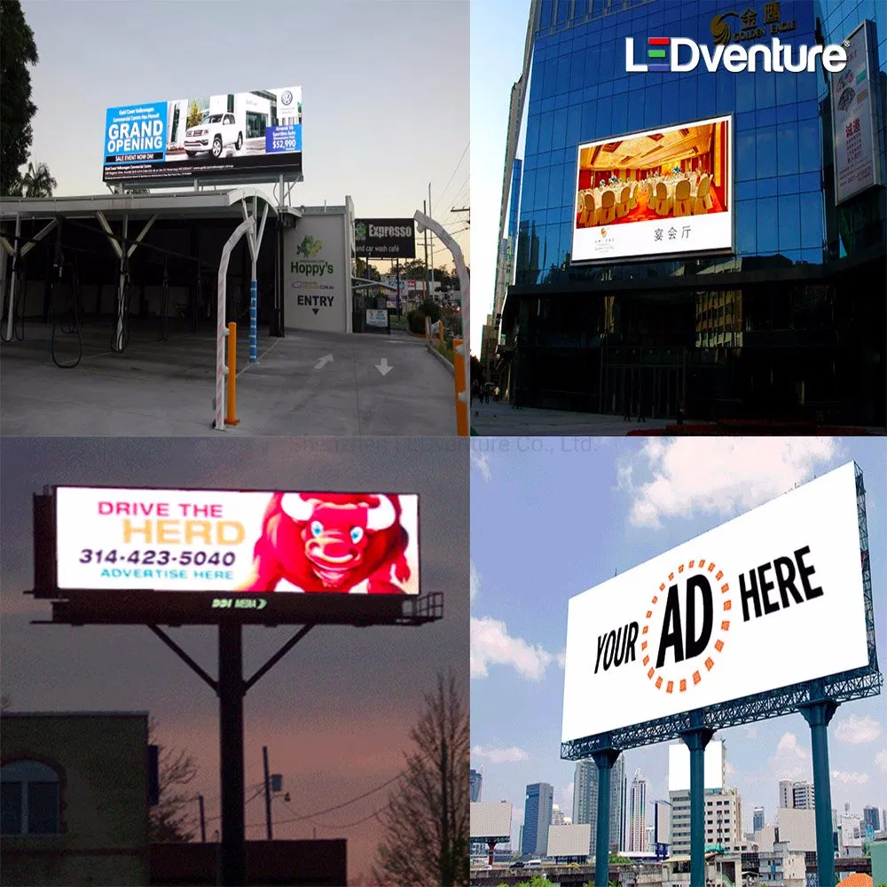 Hot Sale LED Panel P2.5 P3 P3.91 P4 P4.81 P5 P6 P8 P10 Full Color Indoor Outdoor Waterproof Rental Advertising Billboard Video Wall Curved Display Screen for 3D