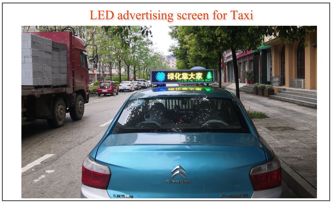 Hot Selling Taxi Advertising GPS Screen P5 Outdoor P5mm Taxi Top LED Advertising Display Pantallas PARA Taxis Interior