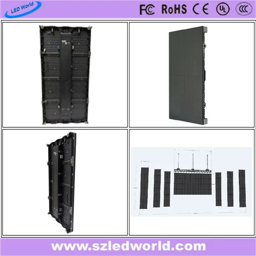 Indoor Full Color High Brightness Advertising P3.91 500X1000mm Die-Casting Cabinet Screen