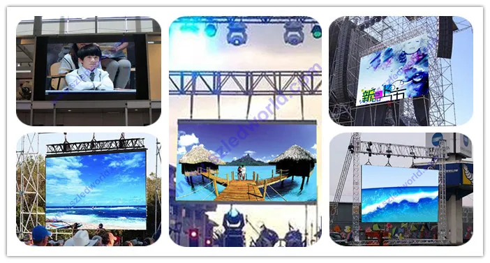 Indoor LED Display 500X1000mm Die-Casting Alumium Screen Panel Board (P3.91 P4.81 P5.95 P6.25)