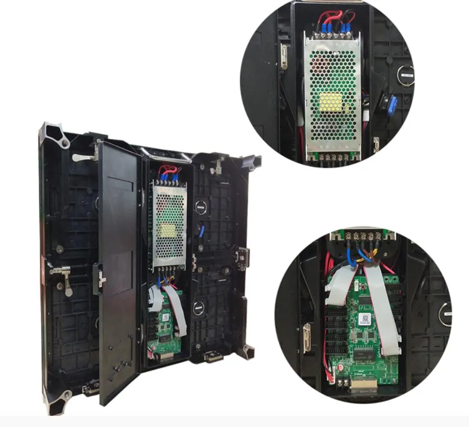 Indoor P3 576mm*576mm Ultra Thin Super Light Front Maintenance High Brightness LED Screen Display Billboard with Hongsheng LEDs with 192mm*192mm Modules