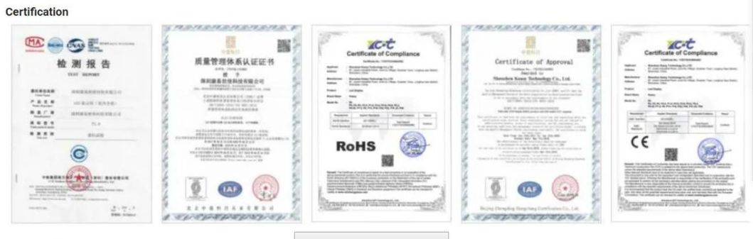 Indoor P3 576mm*576mm Ultra Thin Super Light Front Maintenance High Brightness LED Screen Display Billboard with Kinglight LEDs with 192mm*192mm Modules