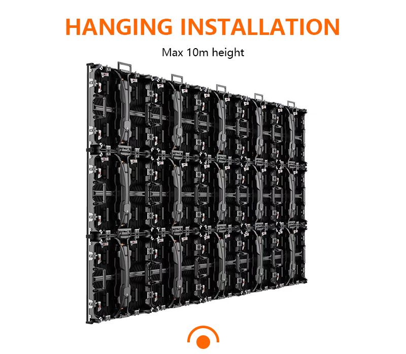 Indoor P3 576mm*576mm Ultra Thin Super Light Front Maintenance High Brightness LED Screen Display Billboard with Kinglight LEDs with 192mm*192mm Modules