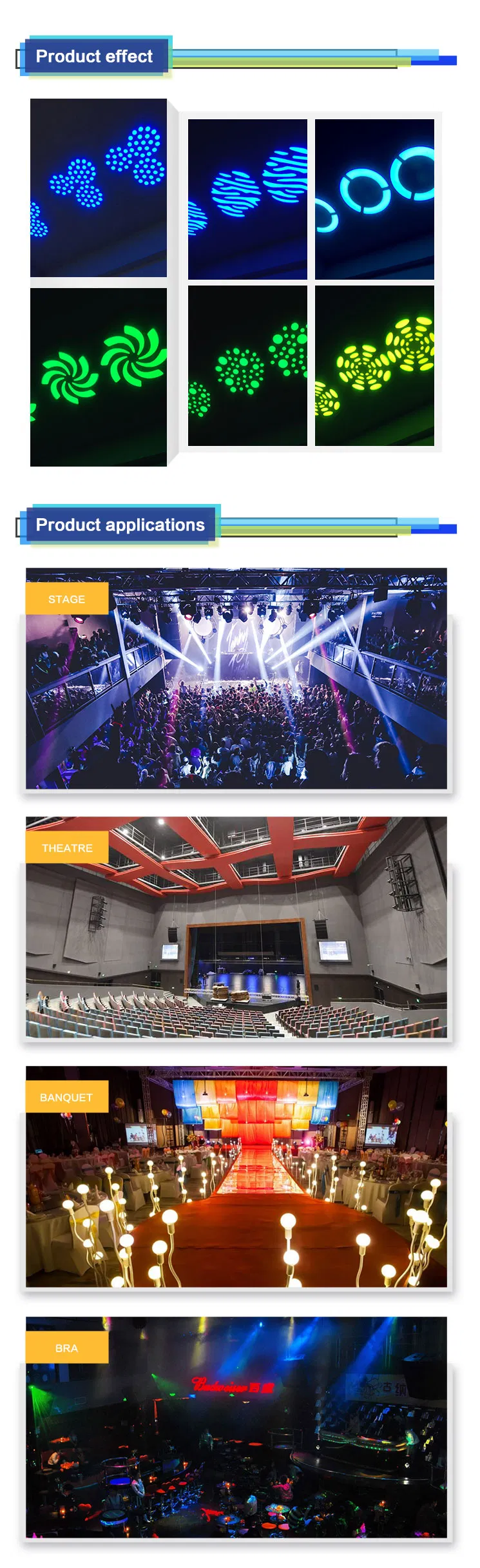 LED 30W Gobo Spot Mini Moving Head Light Manual