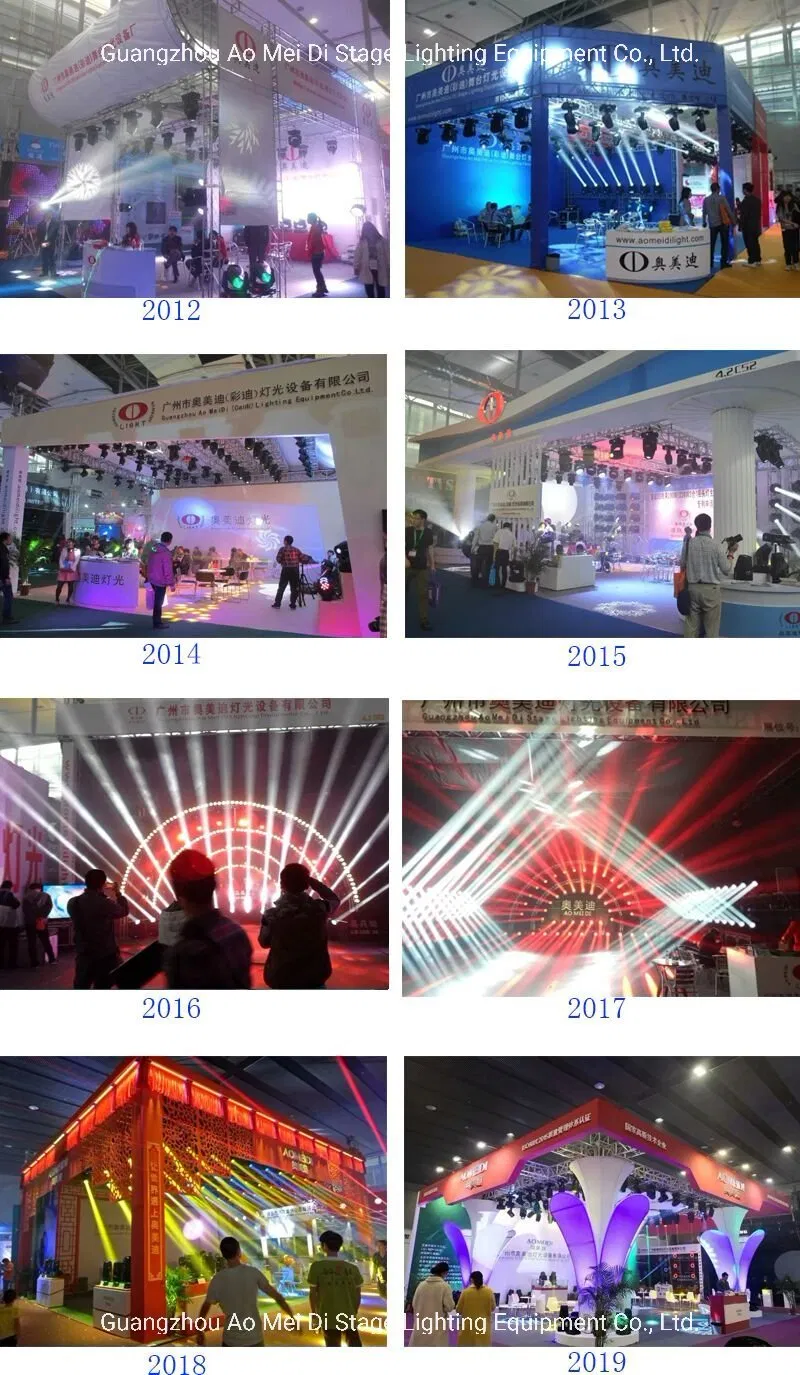 LED Beam Dye Zoom Moving Head Stage Lights 19X10W 4in1