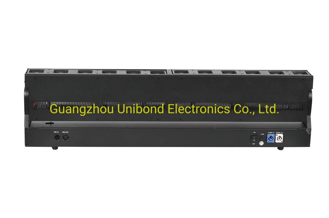 LED Stage Lights Zoom Range From 5-35 DMX512 12X40W 4 in 1 LED Beam Wash Bar Light