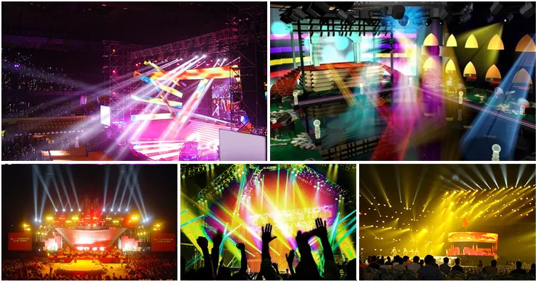 LED Stage Lights Zoom Range From 5-35 DMX512 12X40W 4 in 1 LED Beam Wash Bar Light