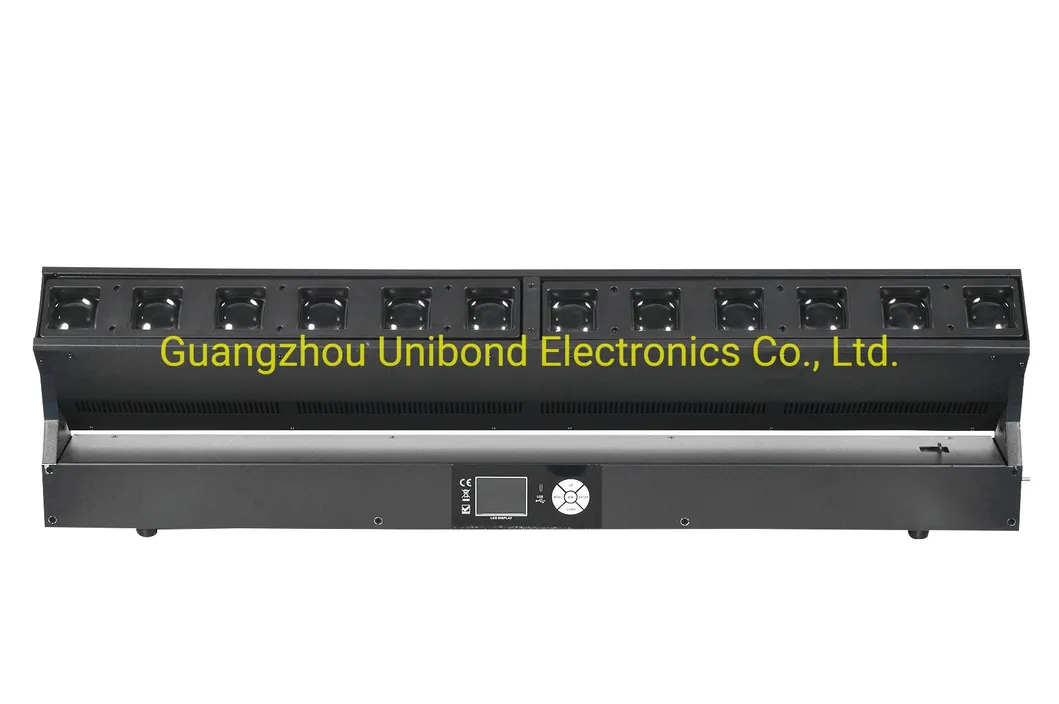 LED Stage Lights Zoom Range From 5-35 DMX512 12X40W 4 in 1 LED Beam Wash Bar Light