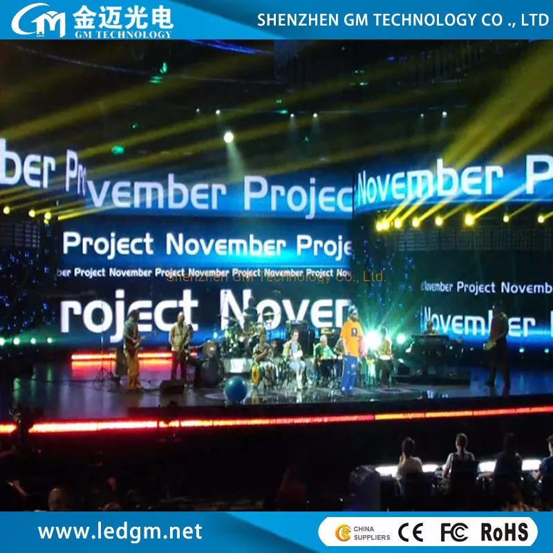 Low Power Consumption 3840 Hz High Refresh Stage Background LED Display Screen P2.97 P3.91 P4.81
