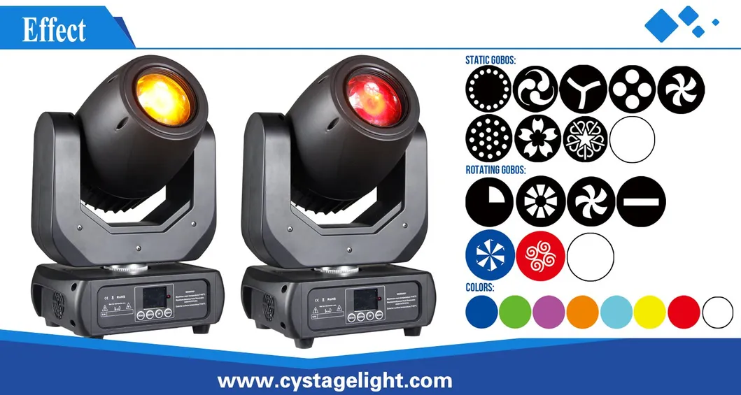 Mini Moving Head 150W LED Spot Lights for Wedding Party